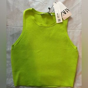 ZARA Knit Cropped Top